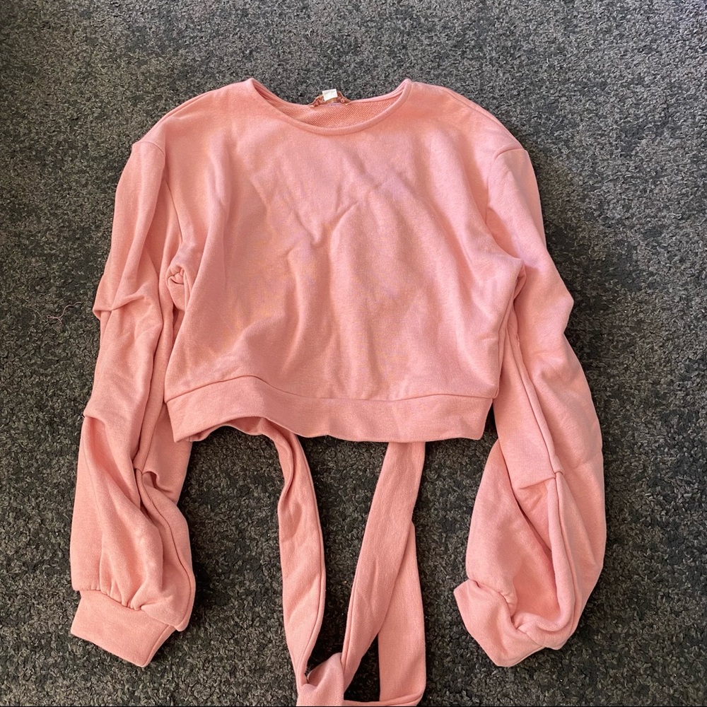 culpos x inc back tie embelished sweater Sep sale - Picture 7 of 9